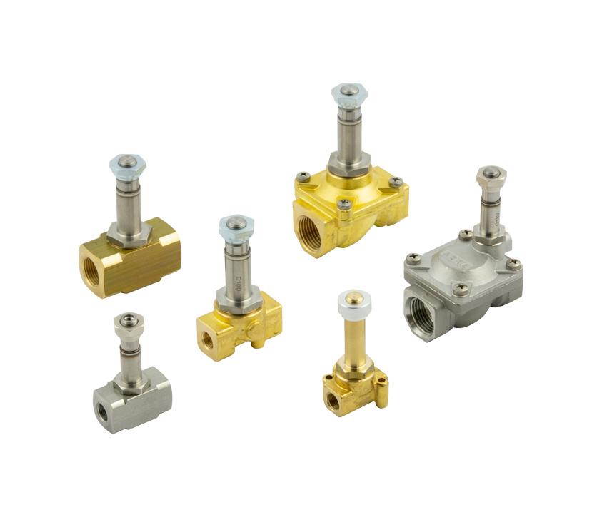 Solenoid valves, Series EV-FLUID Metal Work